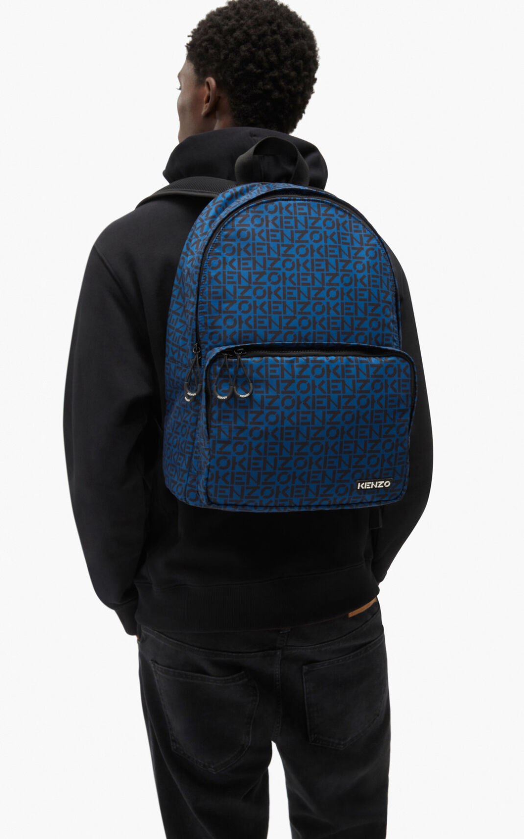 Kenzo Repeat Mochila Hombre Azules Oscuro | 8126594-HT